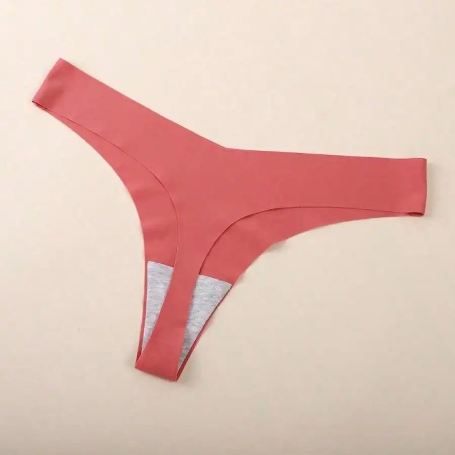 9 عبوات من ثونج الحرير الجليدي للنساء ملابس داخلية مثيرة ومسامية ومريحة وبسيطة للفتيات سريعة الجفاف بألوان ثابتة