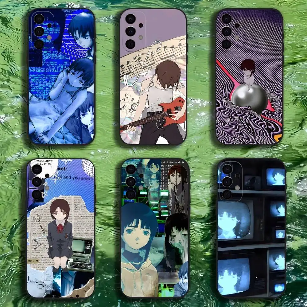

Serial Experiments L-Lain Phone Case For Samsung S25,S24,S21,S22,S23,S30,Ultra,S20,Plus,Fe,Lite,Note,10,9,5G Black Cover