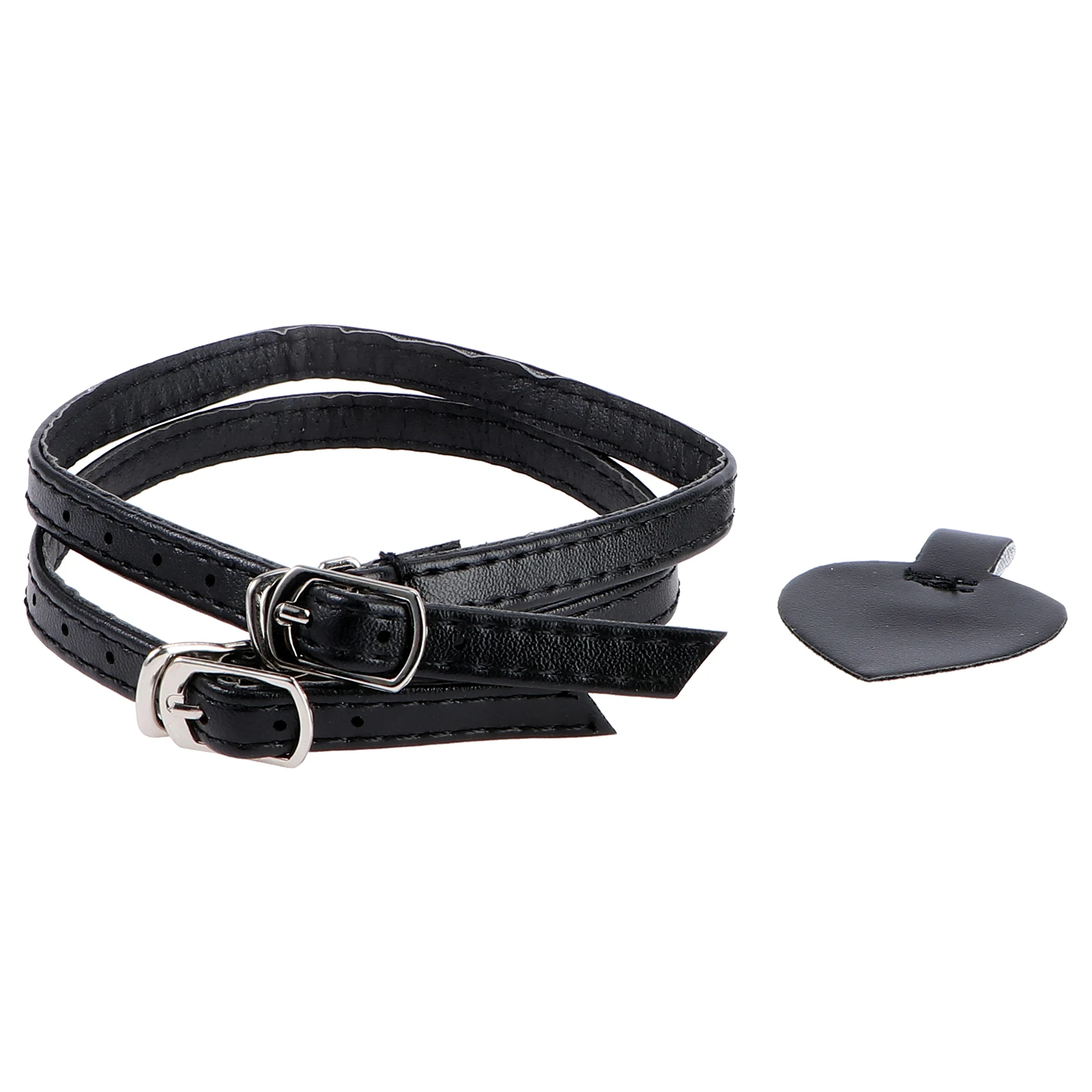 

High Heel Liners Black Comfortable Anti-loose Shoelaces Short Laces Elastic Design Durable Washable Women Shoes Accessories