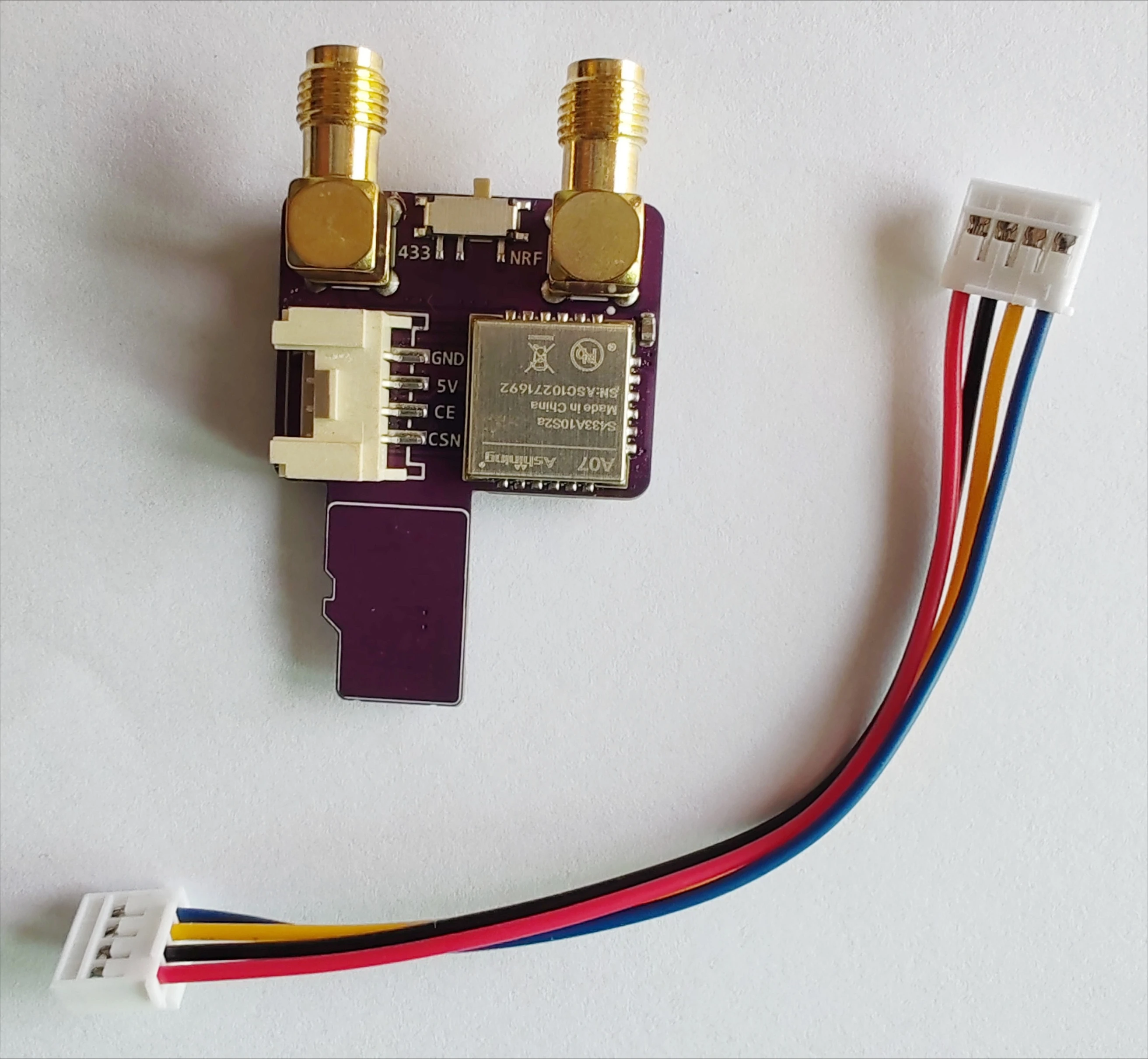 Compatible with Cardputer Adv M5Stack purple accessories, suitable for M5Stack SMT machine CC1101 NRF24L01