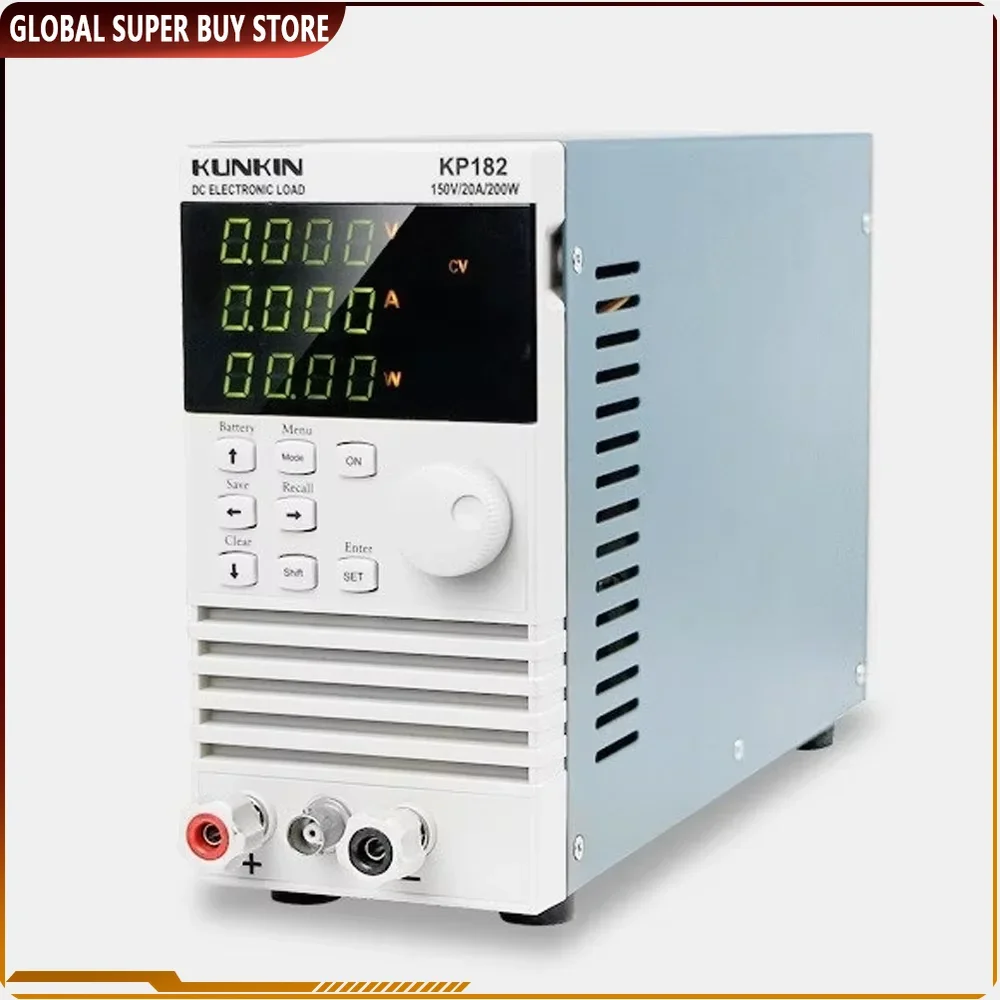 KP182/KP184 DC Load Tester Single Channel Electronic DC Load Test Meter 200W/400W Digital Display Internal Resistance Tester