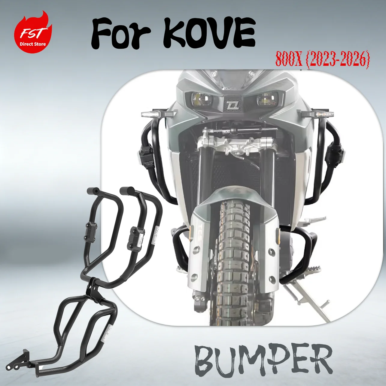 

Crash Bar (Upper & Lower) Engine Guard For KOVE 800X (2023-2026), Rally Racing Bumper, Anti-Crash Protector Accessories