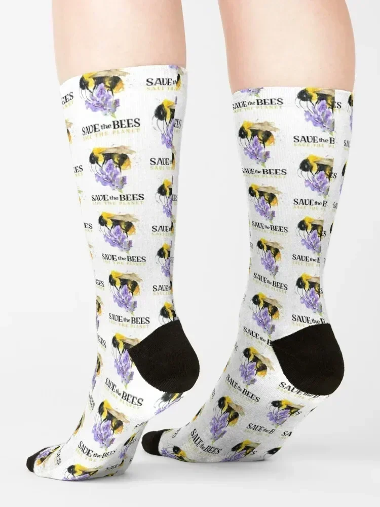 Save the Bees Socks Crossfit aesthetic Stockings man cycling Man Socks Women's