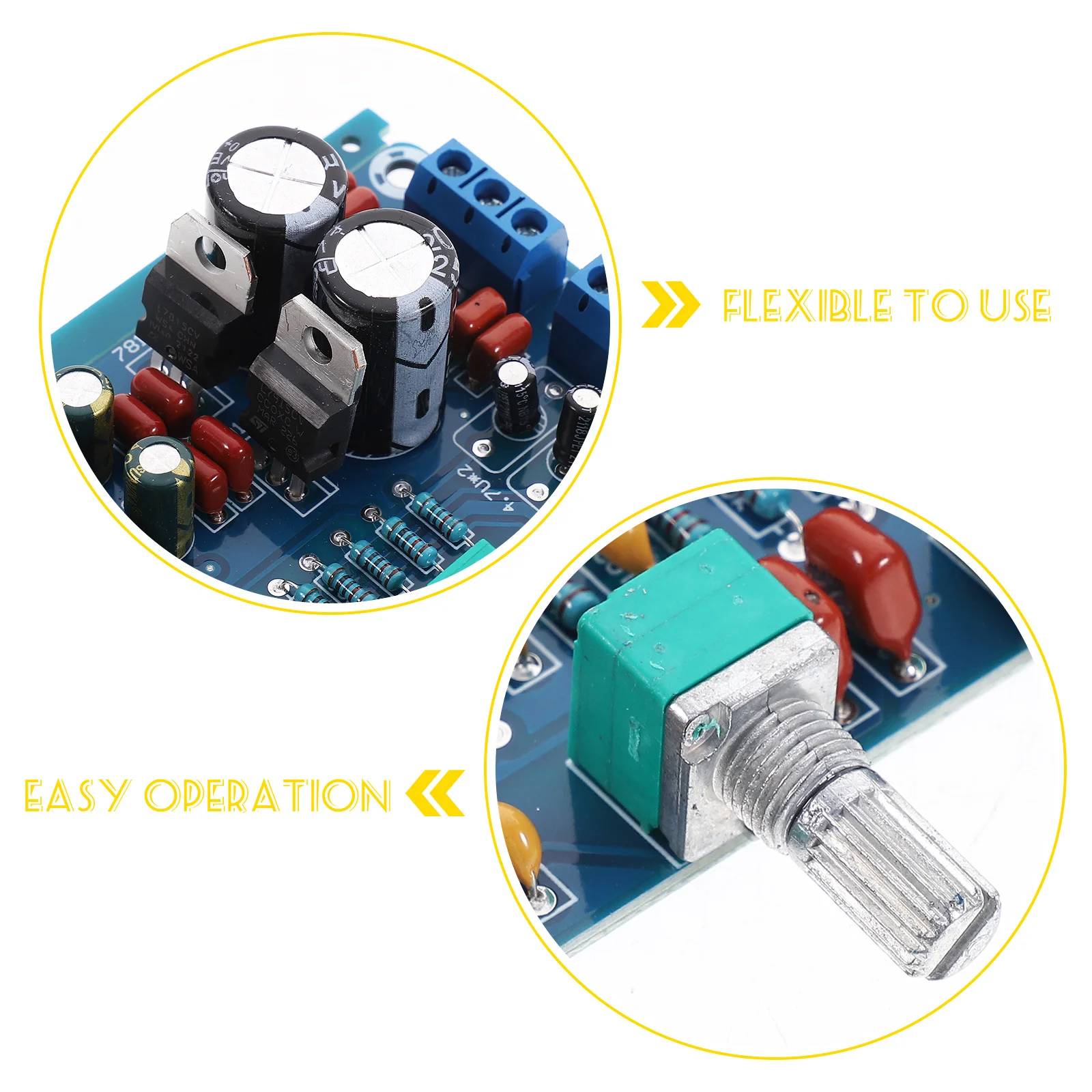 

Digital Subwoofer Power Amplifier Board High-Fidelity Audio Mixer Low Noise Preamp Tone Control Studio Recording Equipment