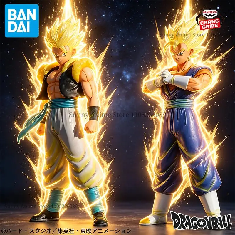 

Bandai Original Banpresto Dragon Ball Gogeta Vegito Action Figures Anime Figuras Kids Toys Juguetes Gifts Cartoon Dolls Models