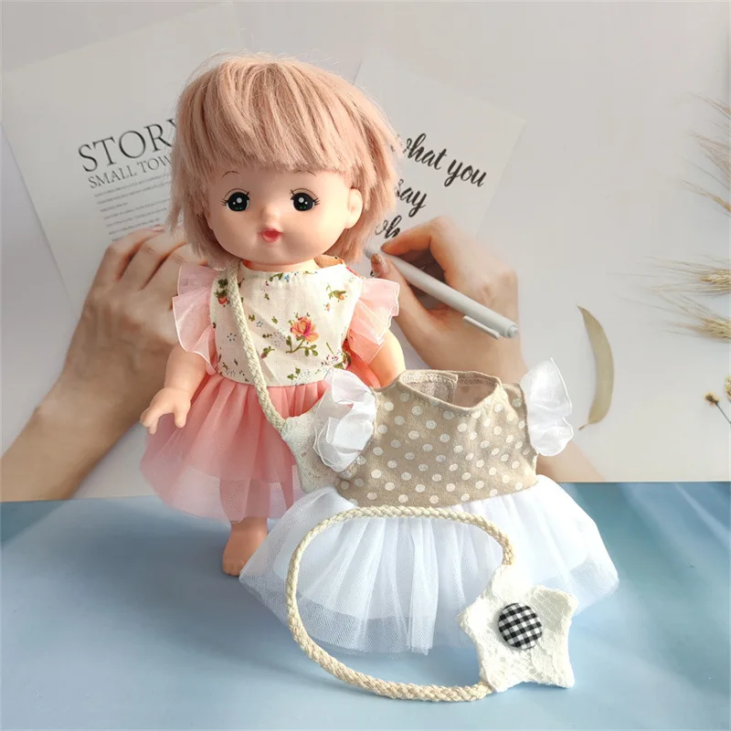 1PC Lovely Maid Outfit Suit Dress Clothes for 25cm Mellchan Baby Doll Accessories Fit 1/6 BJD Doll Girls DIY Gifts