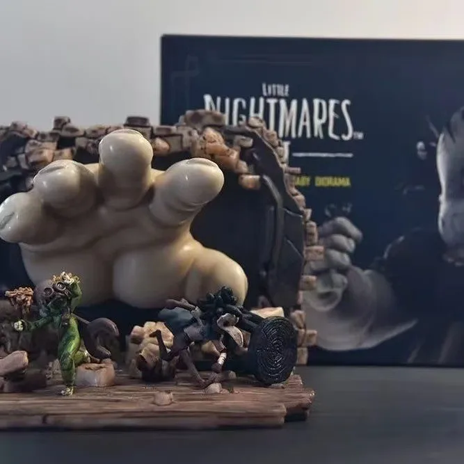 

Little Nightmares III Monster Kid - Horror Thriller Adventure Figurine, Desktop Game Merch Collectible Model Doll