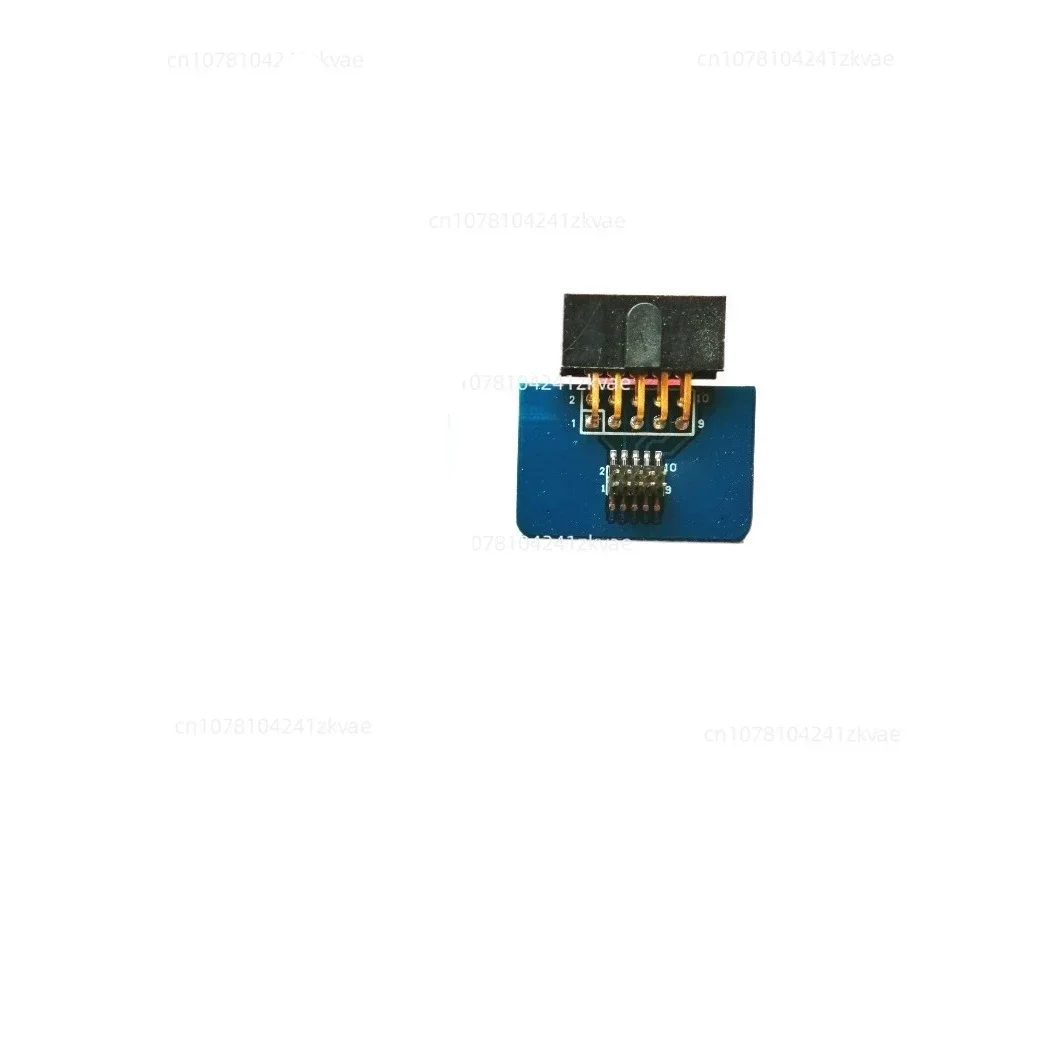 10-1.27-2.54mm adapter plate JTAG TO SWD ATMEL-ICE 10PIN Rotate 10 pins