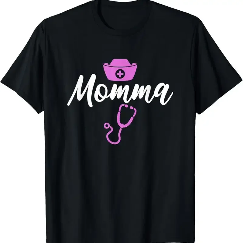 Momma Doctor Stethoscope Cute Mama Nurse Mom Mother'S Day T Shirt