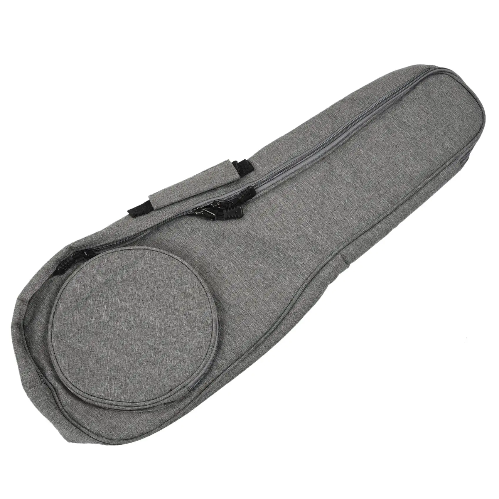 23 Inch Cotton Ukulele Bag Soft Case Gig Waterproof Oxford Cloth Ukelele Hawaii Four String Guitar Backpack Grey