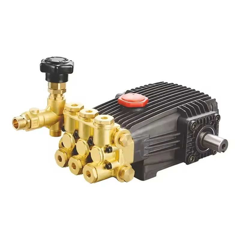 High Pressure Washer Pump DBE-2218C3 Brass Triplex Plunger Pump 37L/min 150Bar female shaft 24mm for Heavy Duty Washing Machine