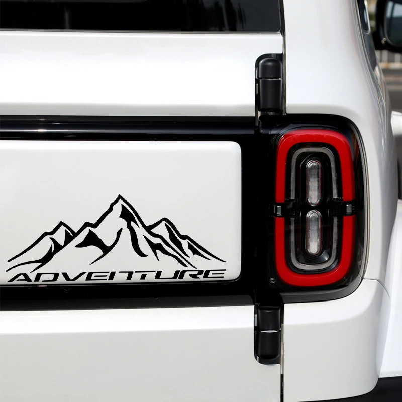 Stiker Mobil Reflektif Petualang Gunung Stiker Mobil Truk Dekorasi Kendaraan Vinil Lucu Perjalanan Sepeda Motor Lintas Negara