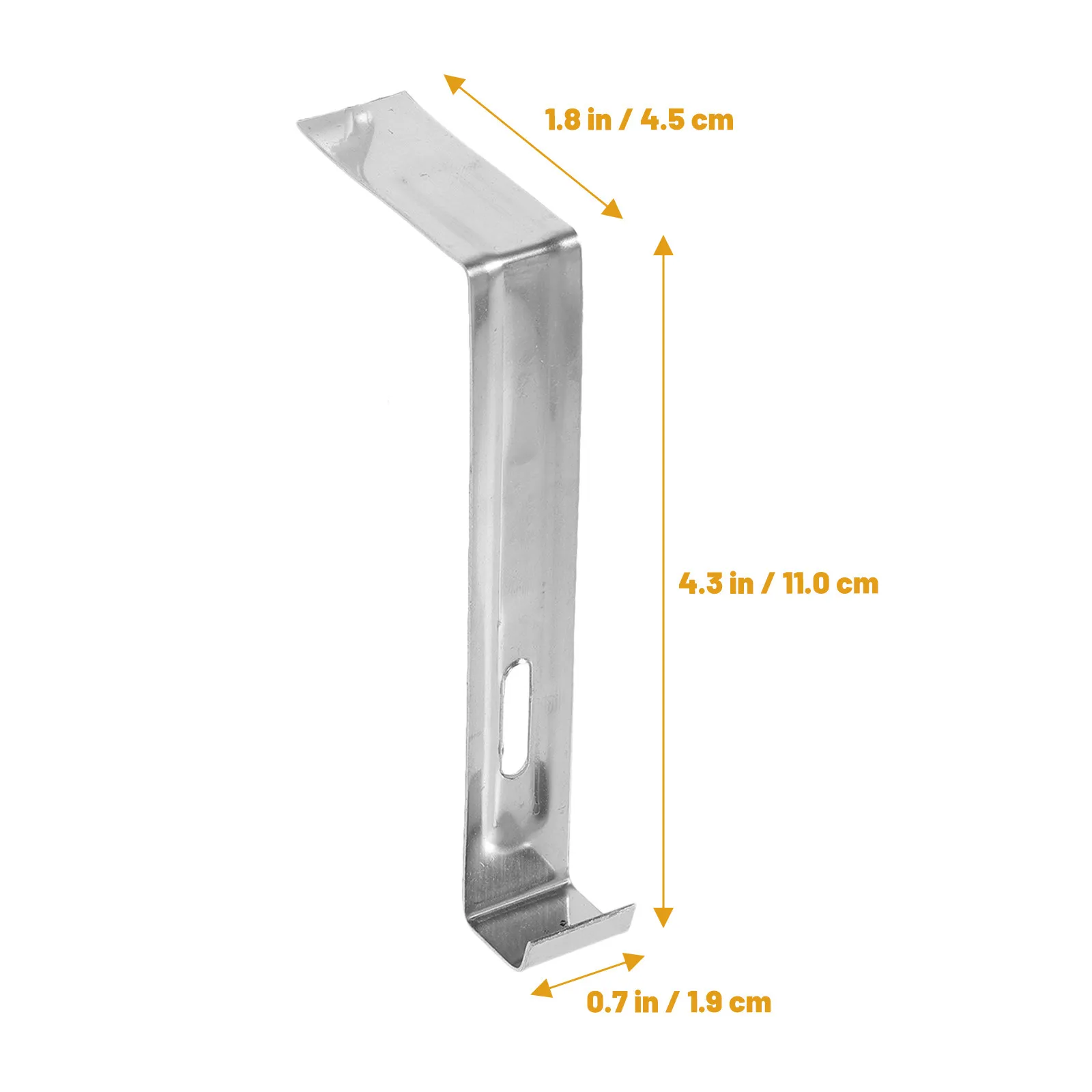 20Pcs Roof Sheathing Clips Heavy Duty Stainless Steel Anti-Slip Tile Hooks for Roofing Fastening in Rain Snow Wind Conditions
