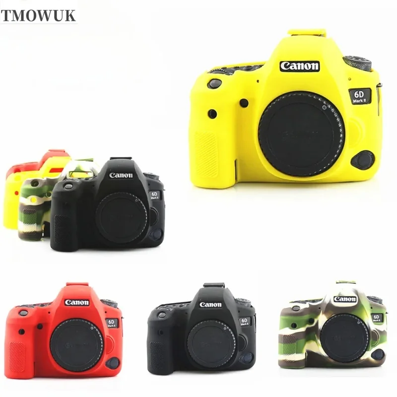 Protector DSLR Camera Bag for Canon EOS 6D Mark II 2 6DM2 6D2 ONLY 6DII Silicone Armor Skin Case Body Cover