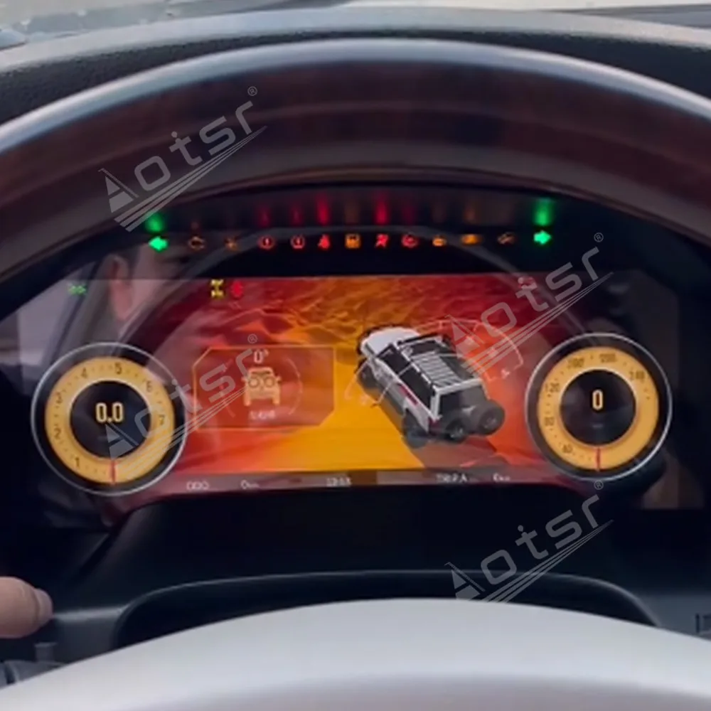 12.3inch LCD Gauges For Nissan Patrol 2006-2022 Car LCD Digital Cluster Display Dashboard Instrument Speedometer Virtual Cockpit