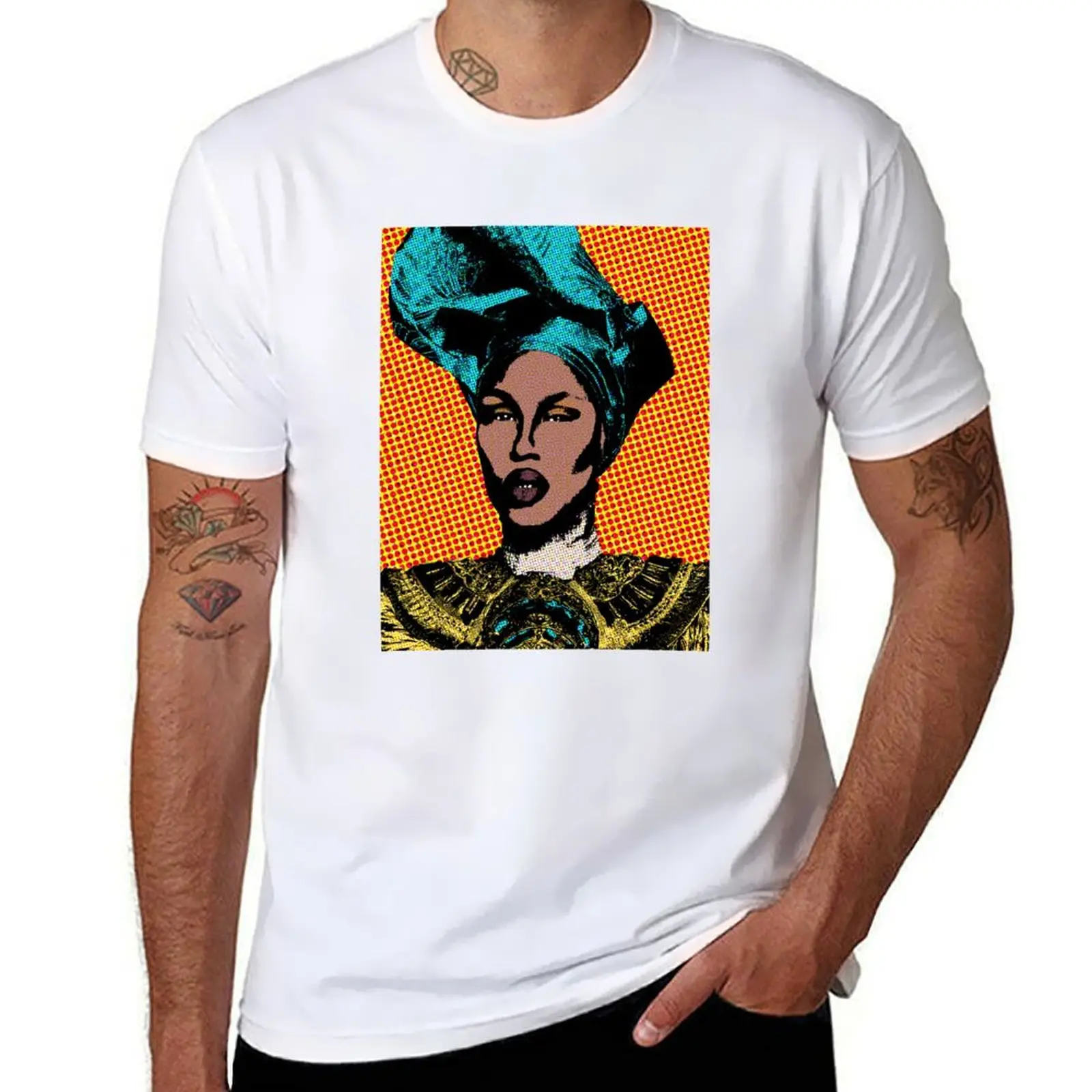 

Shea Coulee style pop art T-Shirt man t shirts high quality luxury brand cotton t shirt pack T-Shirt