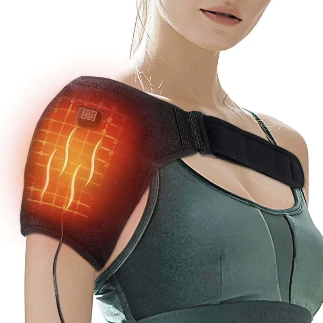 1‑Piece Heated Shoulder Wrap with 3‑level Adjustable Heating Modes