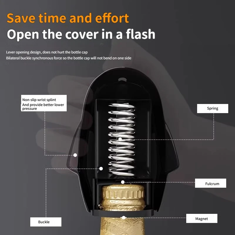 Otwieracz do wina Kreatywny magnetyczny otwieracz do piwa Korkociąg do wina Stal nierdzewna Pingwin Kuchenny otwieracz do butelek Narzędzia barowe