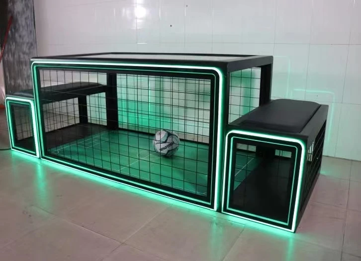 2 Players Football Game Table Under-Table Sitting And Playing Football Sports Machine Interactive Games Event Games For Indoor