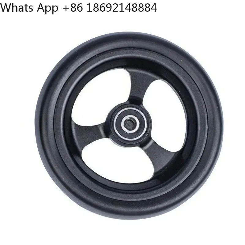 Universal sports wheelchair aluminum alloy casters wheelchair accessories outer tire wear resistance