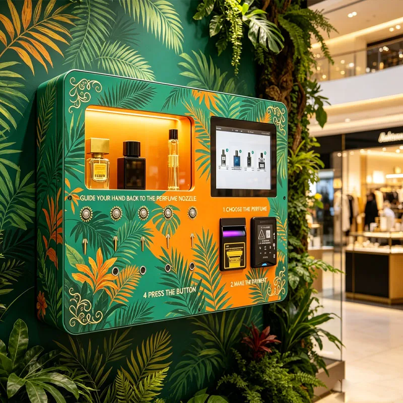 Commercial Perfume Sampling Kiosk Fragrance Experience Machine for Shopping Centers Wholesale Customized