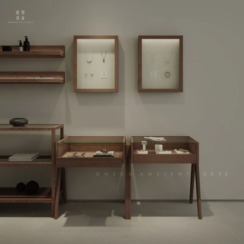 Retro-style Jewelry Reception Desks Fashion Creativity Reception Desks Modern Office Furniture Sportello Di Ricevimento YS40CC