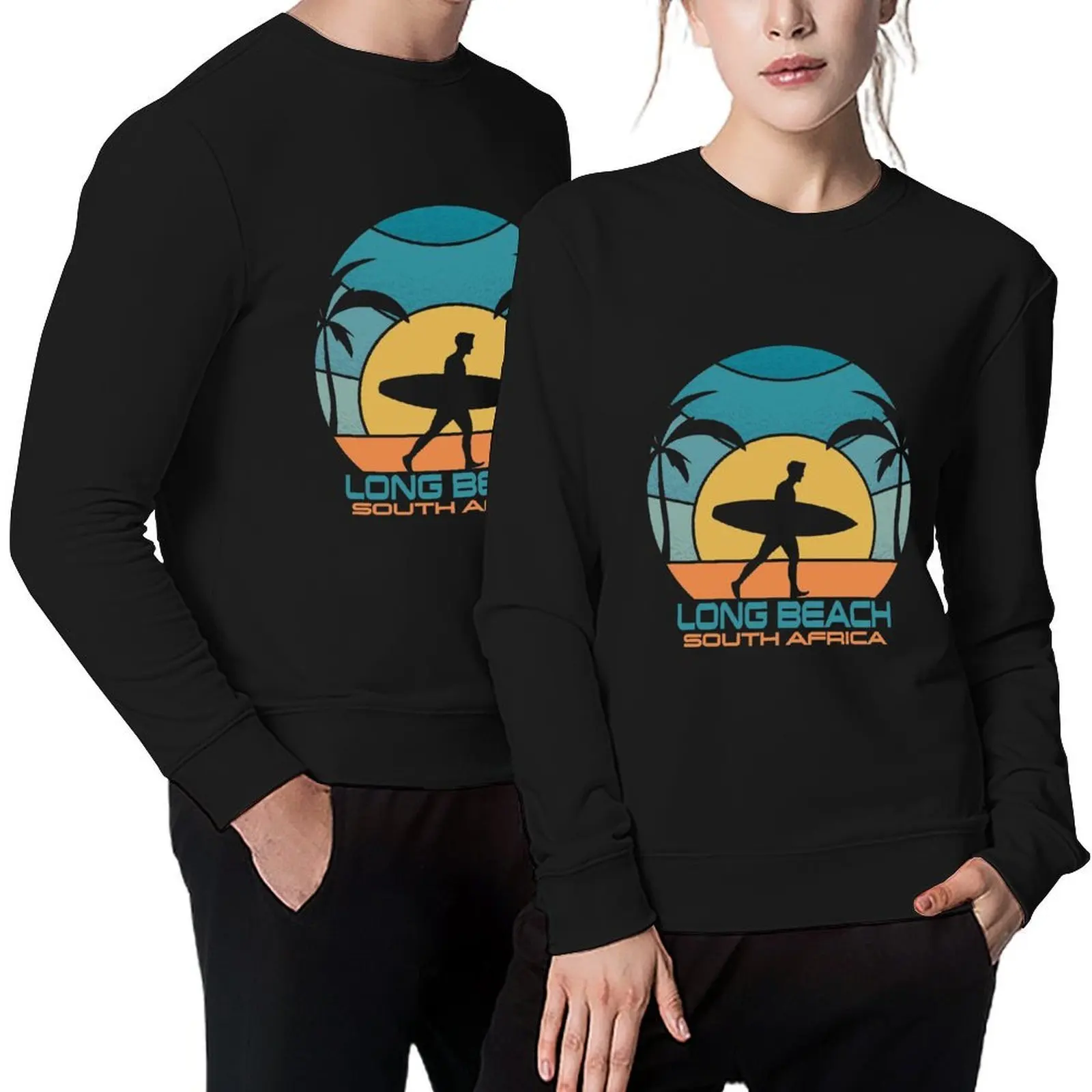 

Long Beach - Top 10 Surf Break - South Africa Pullover japanese style men's clothes korean style clothes new sweatshirt