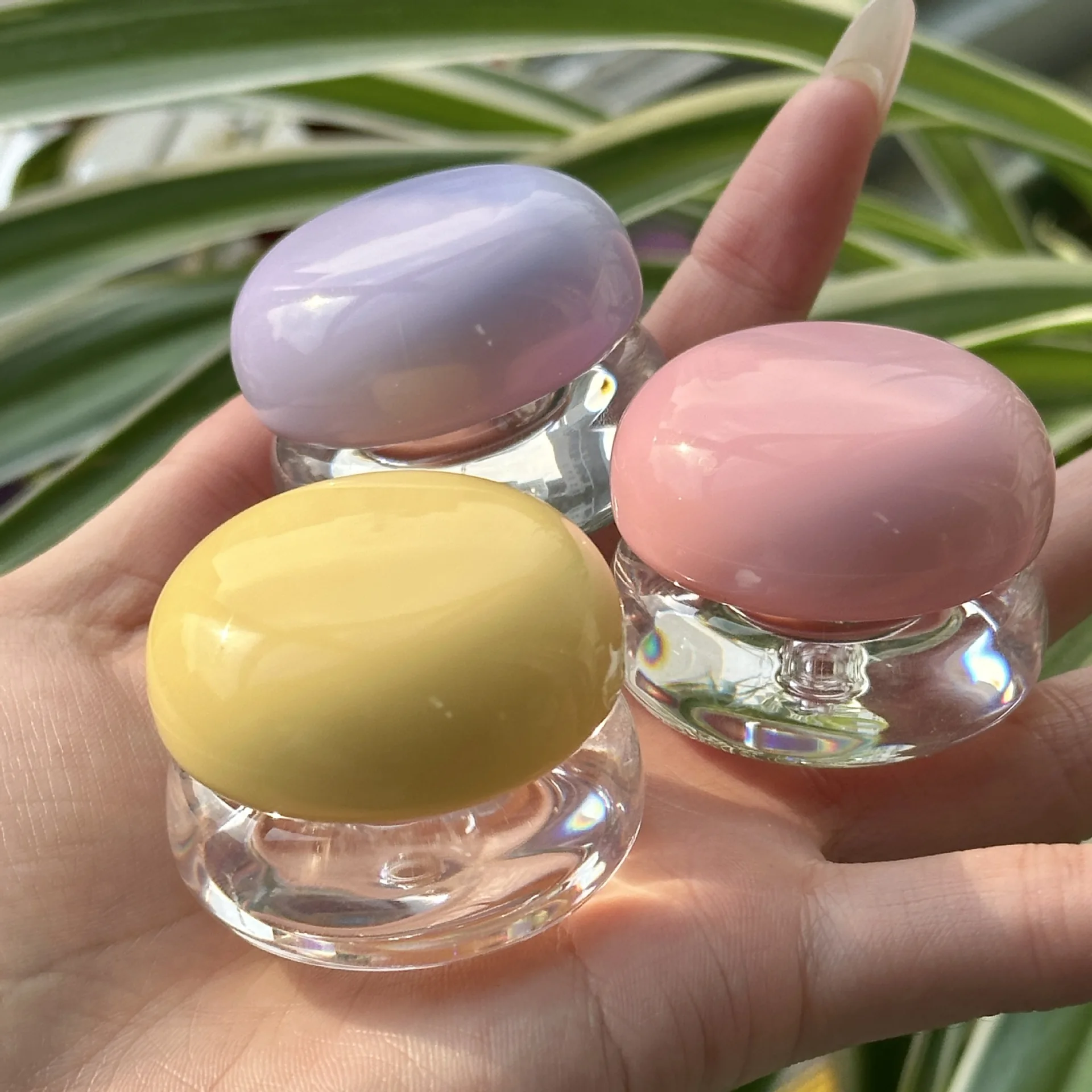 

Mini 5ML Cream Box Pot Sample Lip Balm Eye Face Empty Container 5g Clear Plastic Refillable Makeup Cosmetic Jar