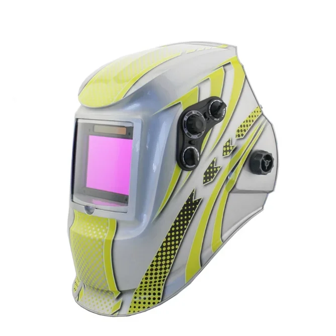 Auto darkening welding helmet