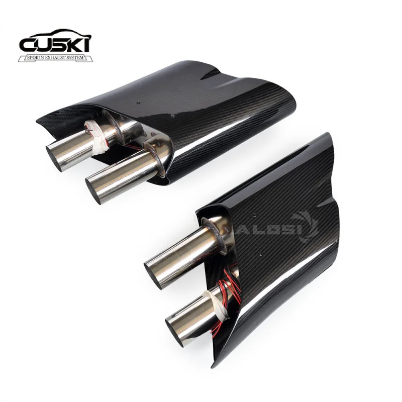 

Stainless Steel Exhaust Pipe Tip Luminous Rocket for Mercedes Benz G-class W463 W464 G63 G500 high-pressure exhaust pipe