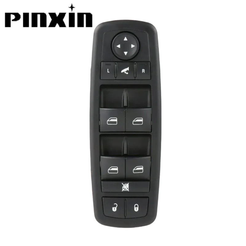 PinXin Car Driver Side Master Power Window Control Switch For Dodge Grand Caravan 2008-2011 Chrysler 04602534AG