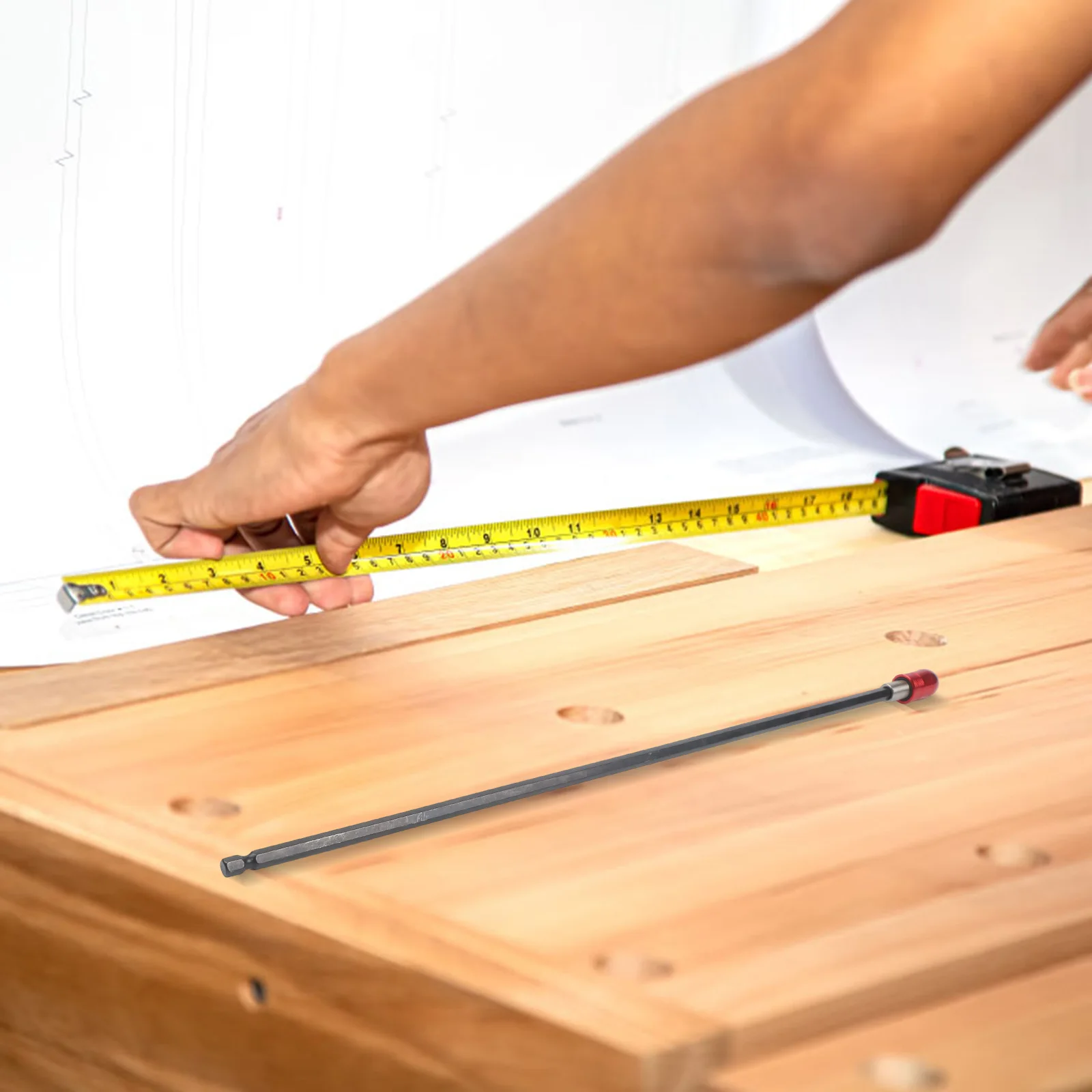 

Magnetic Bit Holder Extension Rod 60mm 100mm 150mm 300mm For Drill And Screwdriver Quick Change Hex Shank