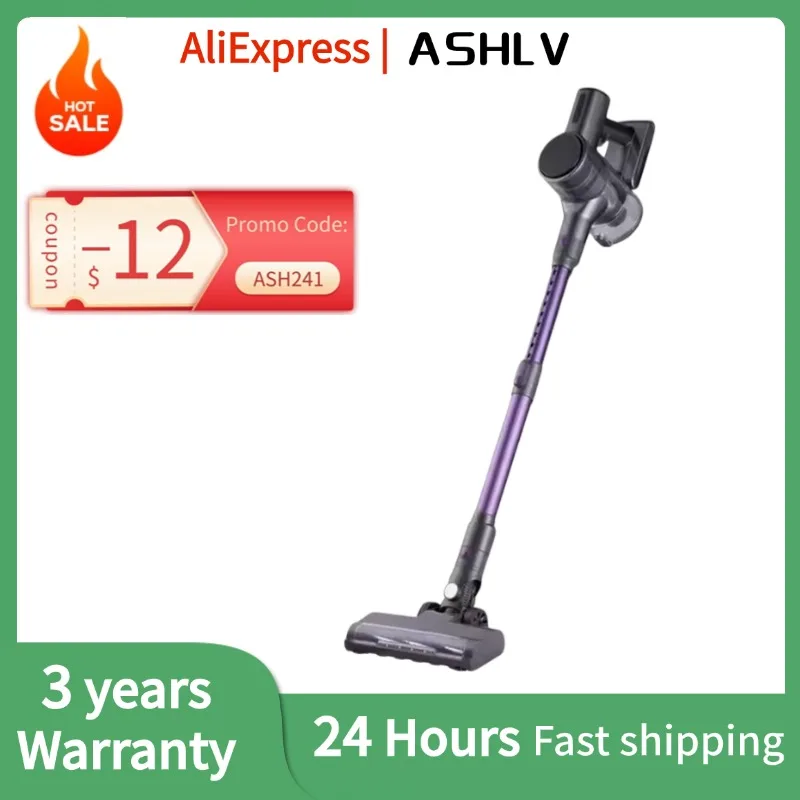 250W Dual Motor High Power Wireless Vacuum Cleaner 26kPa Electric Broom LED Lighting Floor Carpet Dust Cleaner Cordless Vacuum