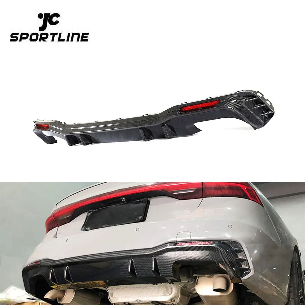 

Carbon Fiber S7 Car Rear Diffuser For Audi S7 A7 C8 SLINE Sportback MK2 Type C8 2018-2020