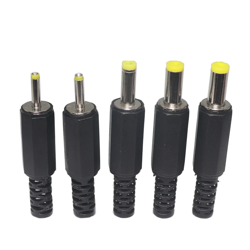 10-5PCS】DC Connectors 5.5x2.1mm 3.5x1.3mm DC Power Plug Male Female Jack Socket Panel Mount DC Power Adapter Connector 5.5*2.1