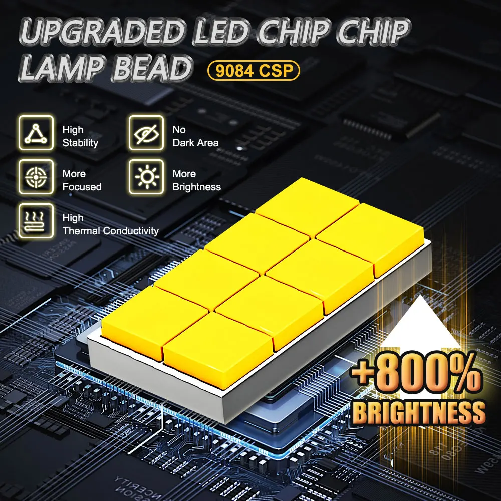 2 قطعة H7 LED المصباح لمبة 300 واط 300000LM CPS LED Canbus مصابيح السيارات 6500 كيلو LED أضواء لمبة لسيارة 12 فولت شاحنة Headlig