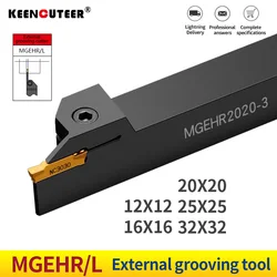 Portautensili per scanalatura serie completa MGEHR1212 MGEHR1616 MGEHR2020 MGEHR2525 inserto per scanalatura in metallo duro MGMN150 MGMN200 MGMN300 MGMN400 utensili per tornio per metalli porta utensili tornio