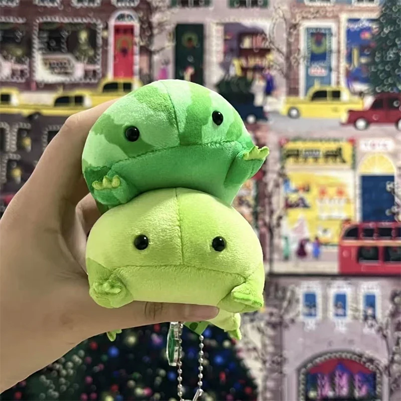 Encantadores muñecos de peluche de rana, juguetes de peluche inspirados en dibujos animados, regalos de cumpleaños perfectos para amigos.