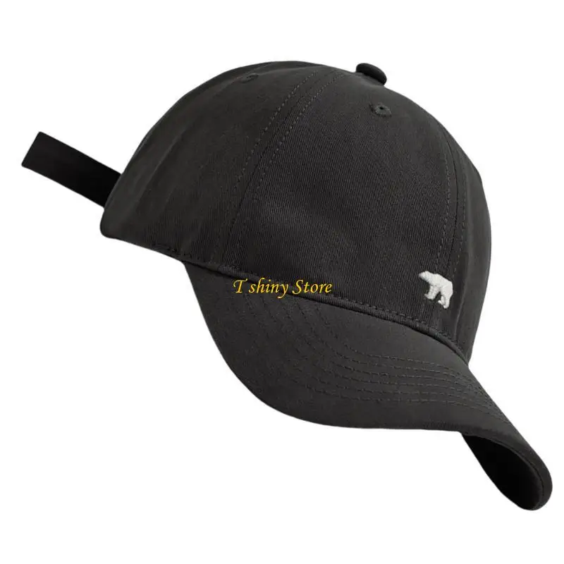 

N58F Wide Brims Baseball Hat Sun Protecting Breathable Hat Large Border Sports Hat for Outdoor Activity