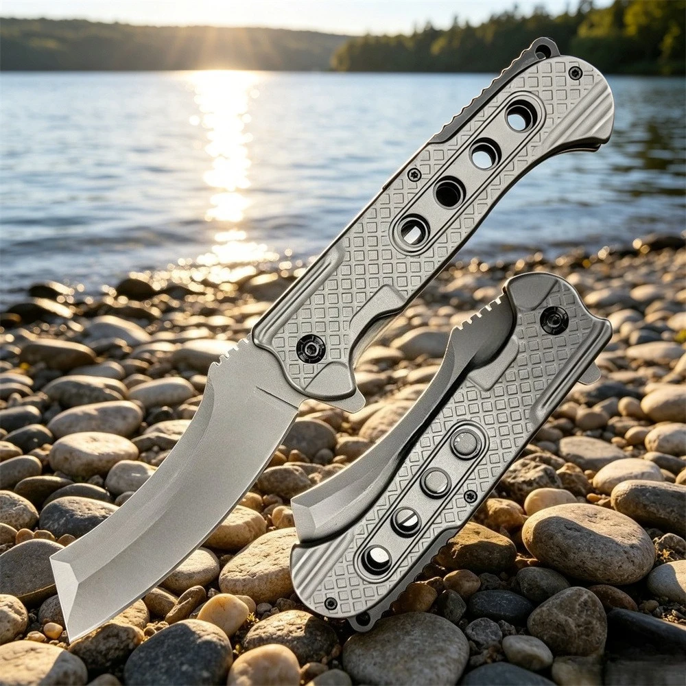 

Складной карманный нож для активного отдыха, туризма и кемпинга, портативный, из нержавеющей стали, антикоррозийный, многофункциональный ручной инструмент