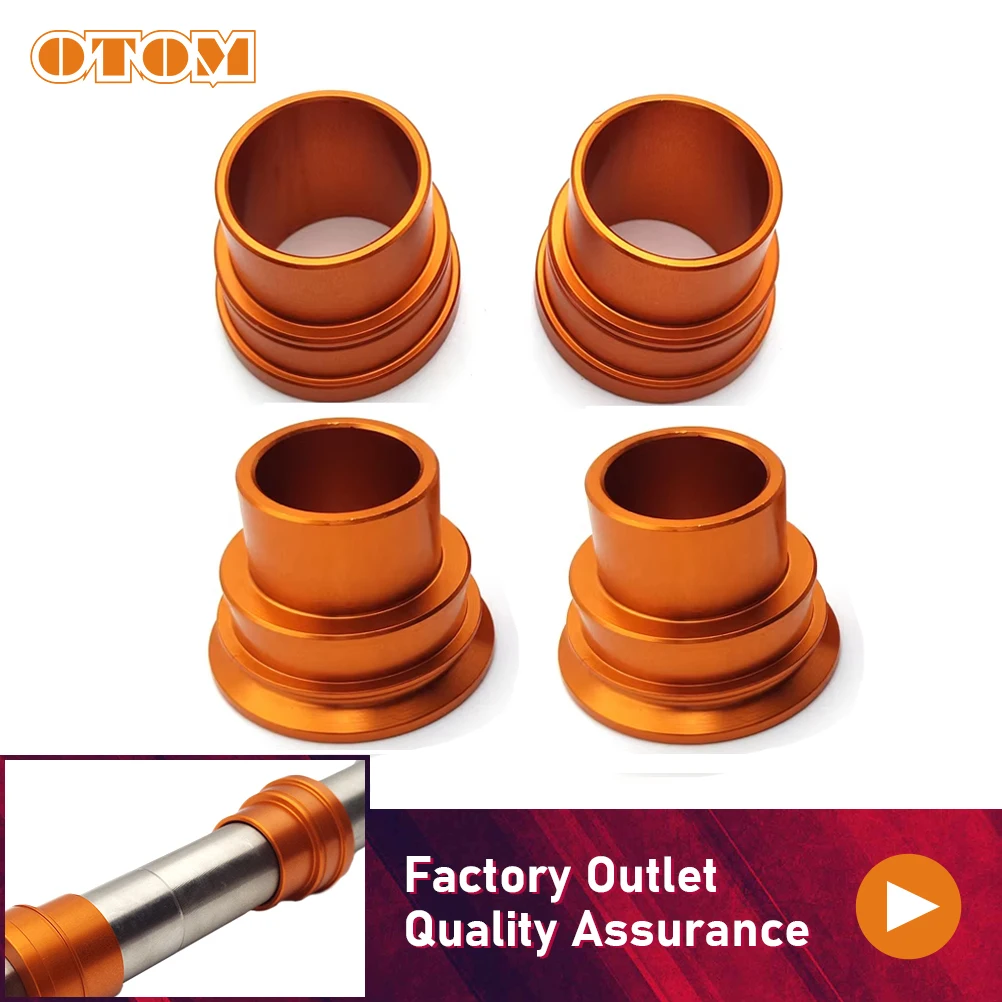 OTOM Motorcycle CNC Front Rear Wheel Spacers Hub Collars Axle Bushing For KTM EXC EXCF SX SXF XC HUSQVARNA FC FE TC TE 2002-2015
