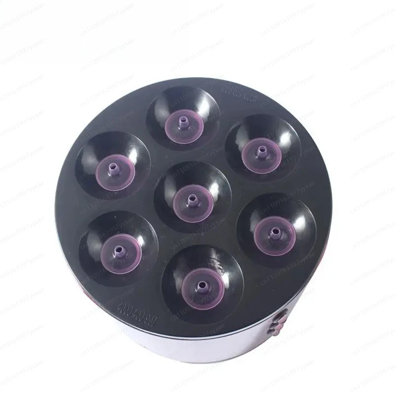 Automatic lifting non-stick pan egg sausage roll making machine 7 holes heating image 4