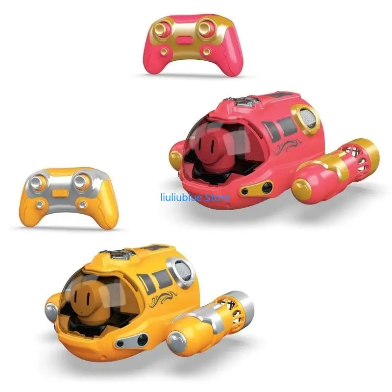 Łodzie RC z lekkim ładowaniem baterii RAMOTNE BATS KONTROLOWE 2,4 GHz Moderne łodzi motorowych Wodoodporna zabawka basena dla