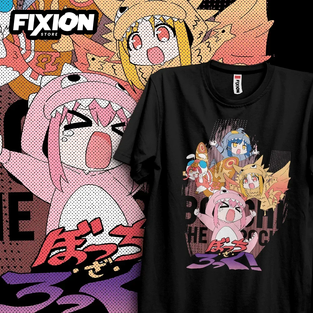 Bocchi the Rock  – Dino Bocchi Anime T Shirt Manga Gift For Anime Lover All Size Cotton