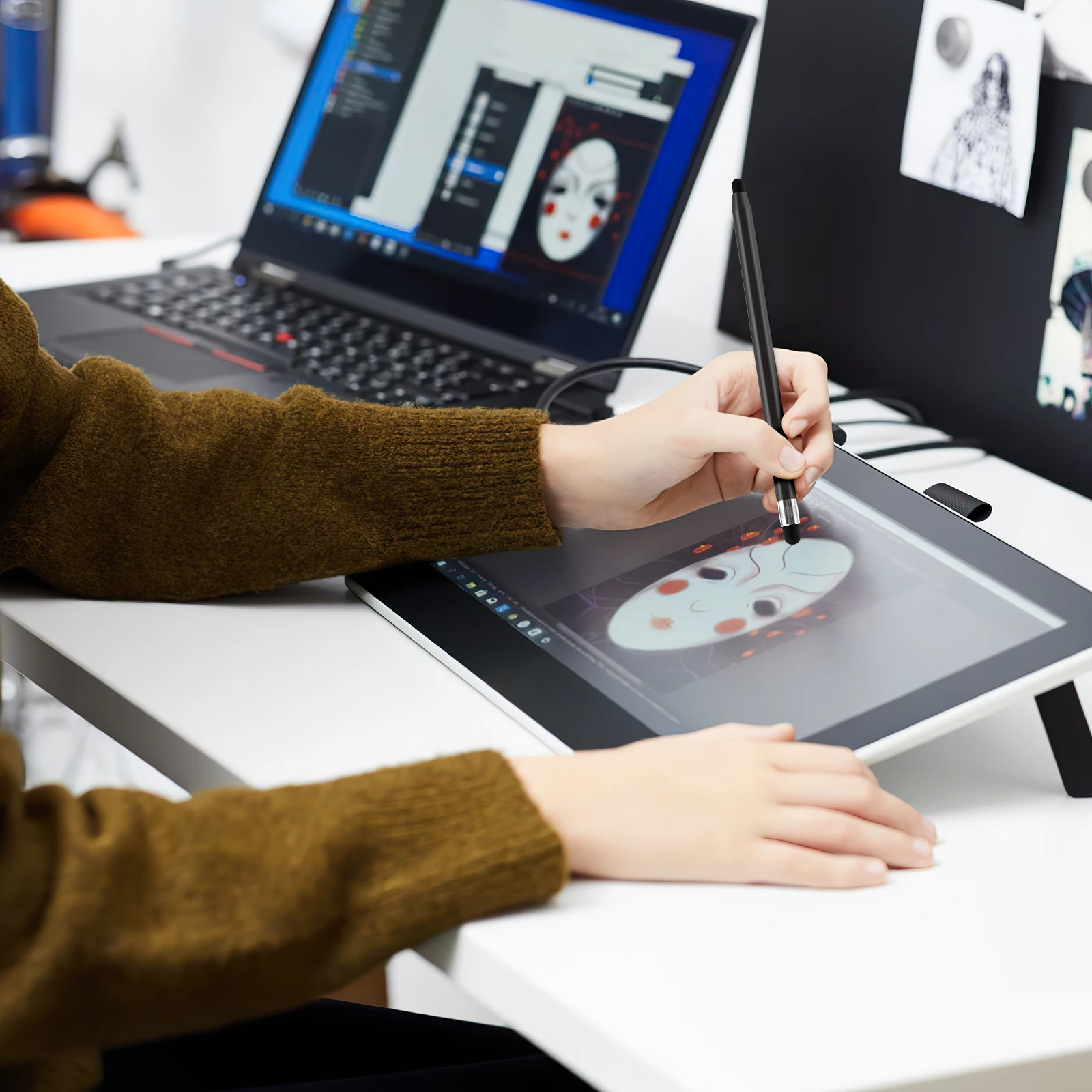 

15Pcs Capacitive Stylus Tips Silicone Pen Nibs Replacement for Touchscreen Devices Silent Scratch Protection Replacement Rubber