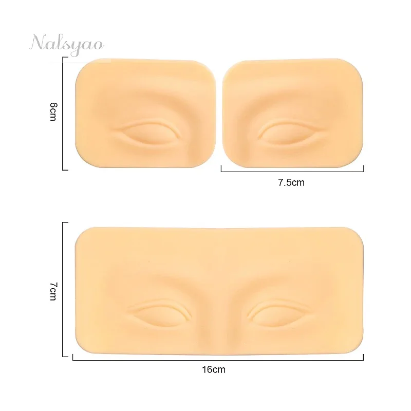 3D Eye Practice Skin Silicone Permanent Makeup Tattoo Bionic Eyebrow Training Mold Easy To Color For Beginner