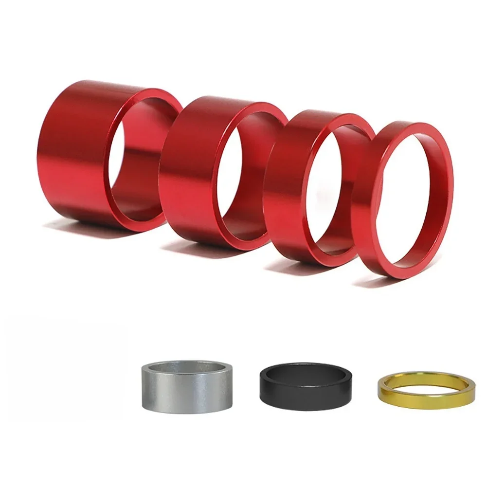 

3/5/10/15/20 Mm Aluminum Alloy Bicycle Headset Spacer Road Bicycle Front Fork Spacer Ring Gasket Steerer Tube Cycling Accessory