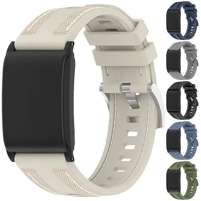 

Silicone Nylon Band for Whoop 4.0 Wristband Bracelet Adjustable Sport Strap with Case for Whoop Fitness Tracker Solo Loop Correa