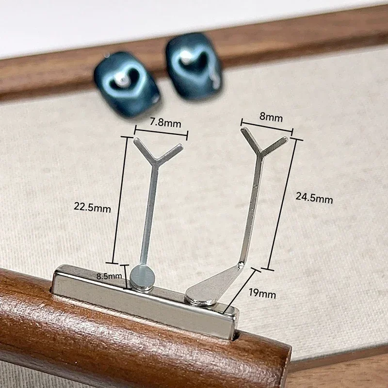 5 pçs bonito multi-função coelho coração forma gato olho ímã dobrar orelha coelho padrão y forma adequado para diy gel polonês magnético