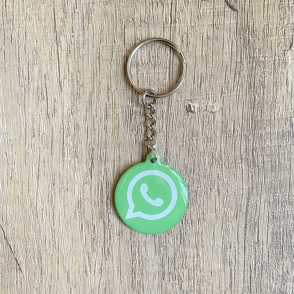 NFC Tap Review Keychain Google Review Follow us on Instagram Facebook Epoxy  Key Card